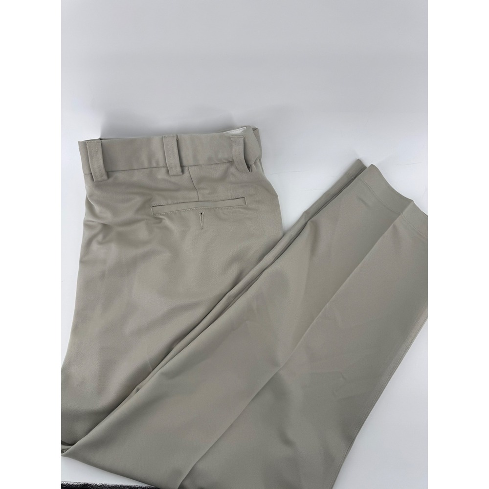 Oak Hill Pleated Expander Waist Grandpa Dress Pants Mens 44x30 Tan Business Wear